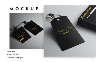 Label Text Black mockup Preview