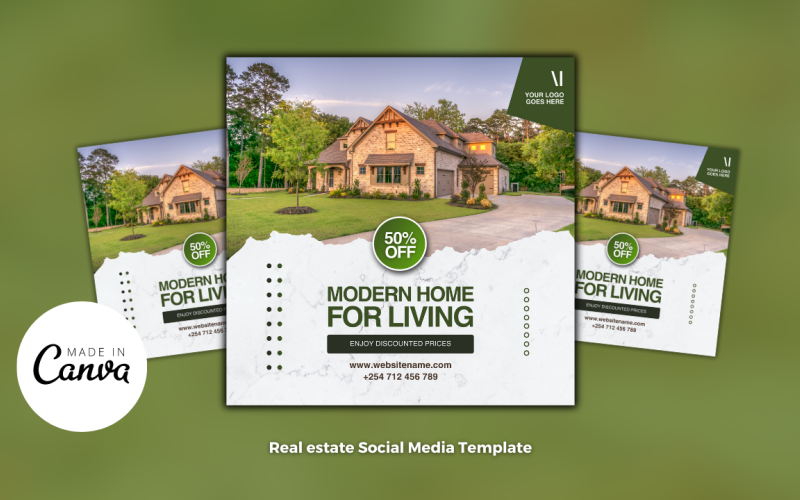 Real Estate Sale Template Social Media