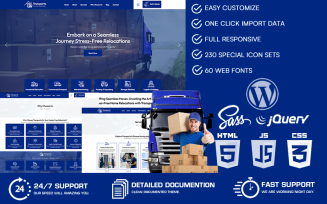 Transporta - Movers & Transportation WordPress Theme