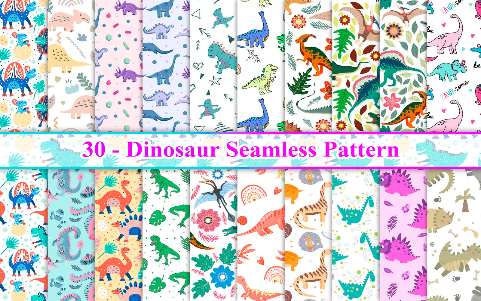 Kit Graphique #370186 Seamless Pattern Web Design - Logo template Preview