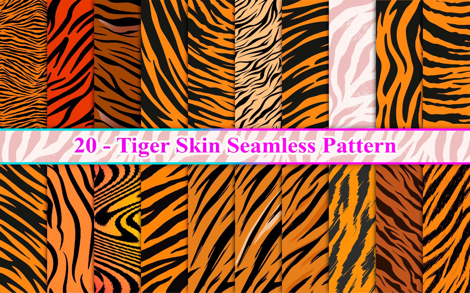 Kit Graphique #370192 Tiger Skin Divers Modles Web - Logo template Preview