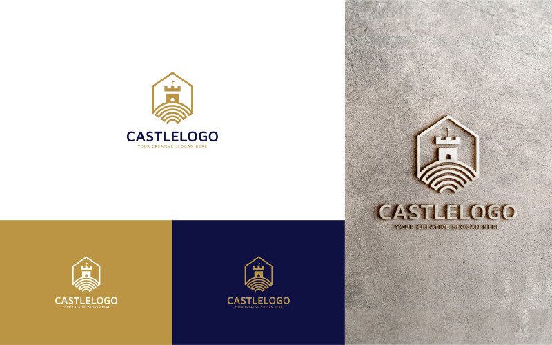 Creative Castle Logo Design Template Logo Template