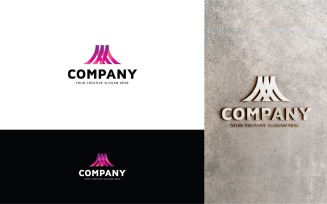 Creative Triangle Symbolic Logo Design Template