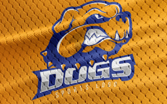 Dogs Sports Logo Template