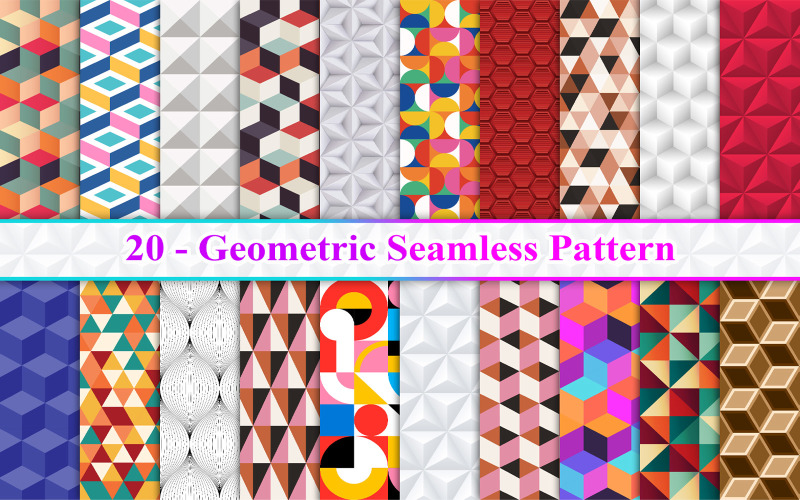 Geometric Seamless Pattern, Abstract Geometric Seamless Pattern, Abstract Seamless Pattern
