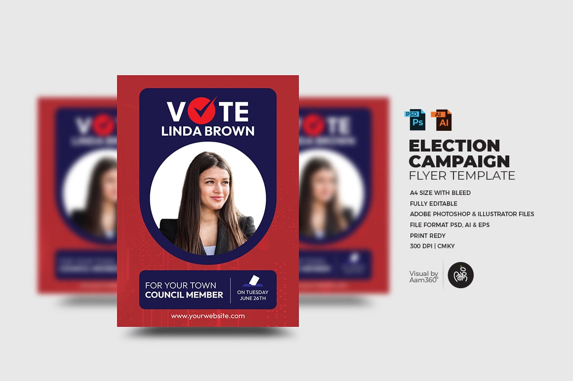 Kit Graphique #370320 Prsident Candidate Web Design - Logo template Preview