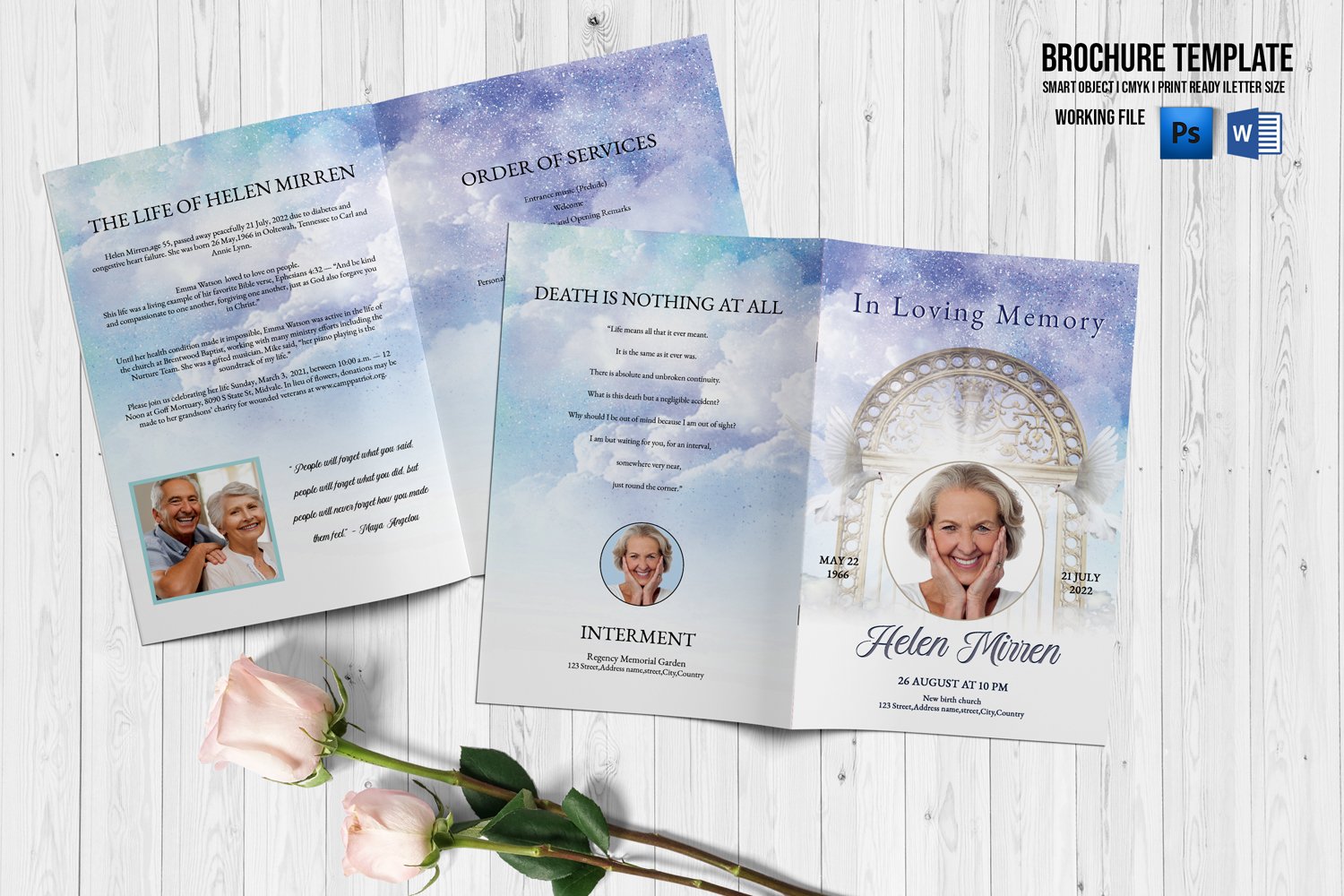 Template #370364 Funeral Funeral Webdesign Template - Logo template Preview