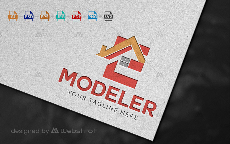 E-Modeler - House Logo Template
