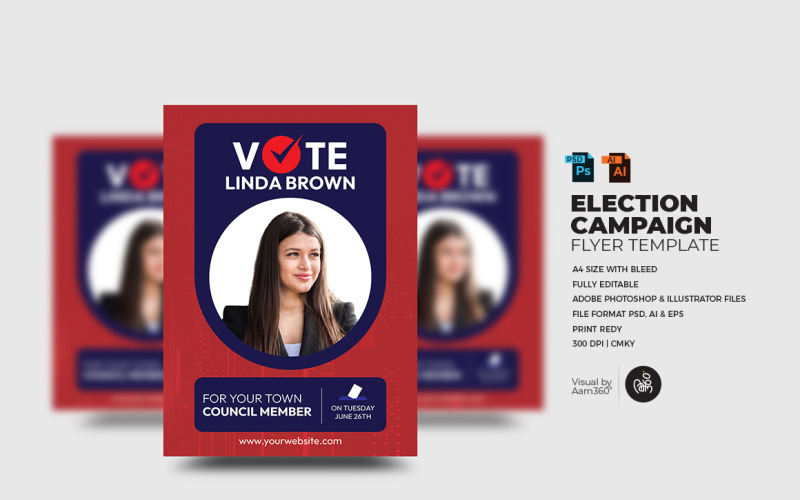 Election Candidate Flyer Template_V05 Corporate Identity