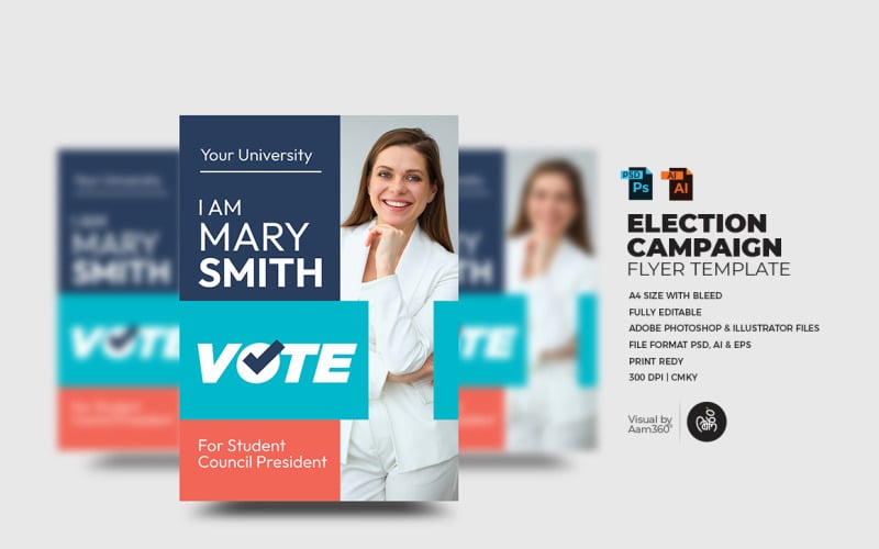 Election Candidate Flyer Template_V11 Corporate Identity