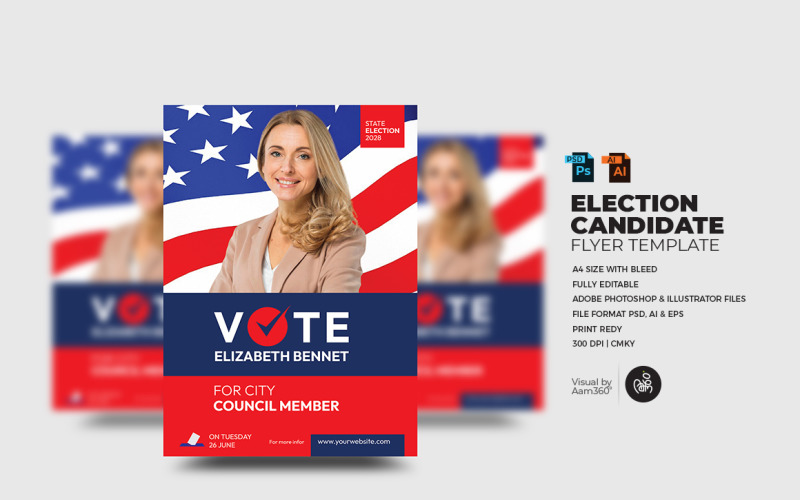 Election Candidate Flyer Template_V12 Corporate Identity