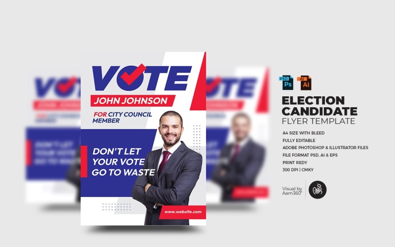 Election Candidate Flyer Template_V13 Corporate Identity