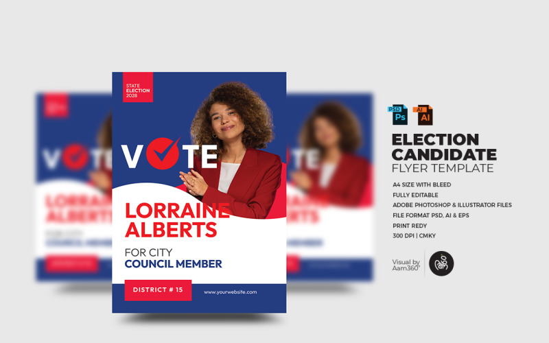 Election Candidate Flyer Template_V15 Corporate Identity