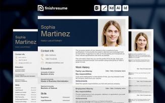 Family law attorney Resume Template | Finish Resume