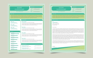 Professional Resume or CV and Cover Letter Template
