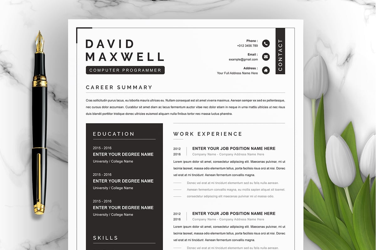 Kit Graphique #370407 Resume Entreprise Divers Modles Web - Logo template Preview