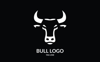Bull Head Vector Logo Template