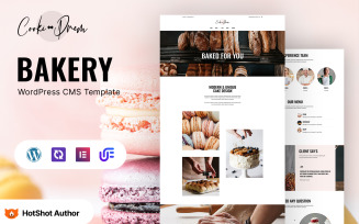 Cooki Drem - Bakery and Receipts WordPress Elementor Theme