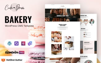 Cooki Drem - Bakery and Receipts WordPress Theme