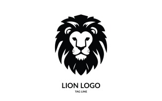 Elegant Lion Head Logo Template