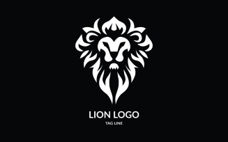 Elegant Lion Symbol Logo Template