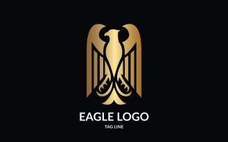Heraldic Eagle Logo Template