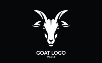 Iconic Goat Head Logo Template