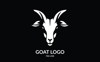 Iconic Goat Head Logo Template