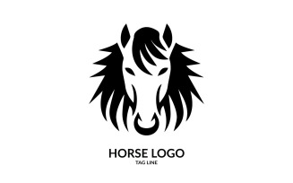 Iconic Horse Head Logo Template