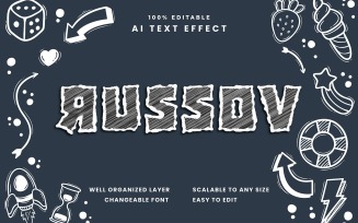 Russov Editable Text Effect