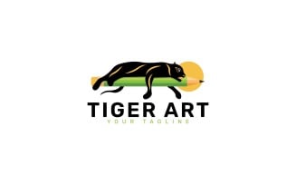 Tiger Art Logo Template Design