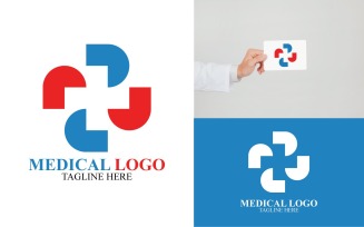Unique Medical logo template design