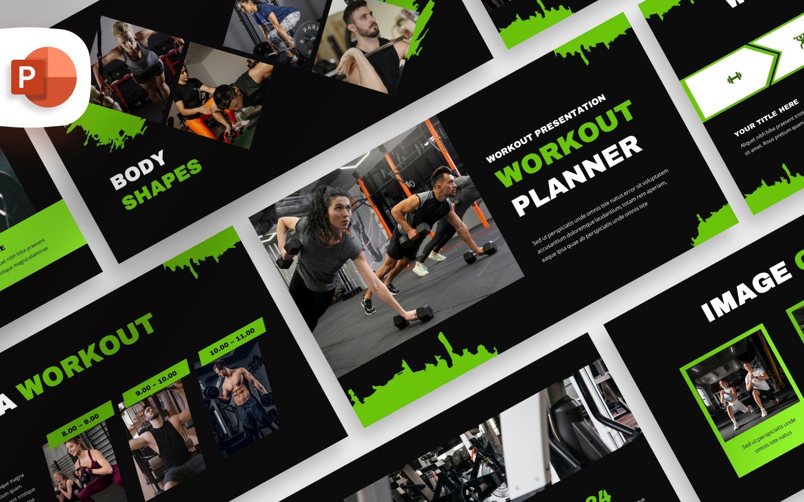 Template #370517 Planner Fitness Webdesign Template - Logo template Preview