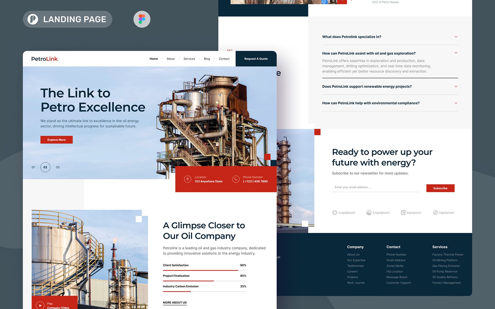 Template #370520 Gas Company Webdesign Template - Logo template Preview