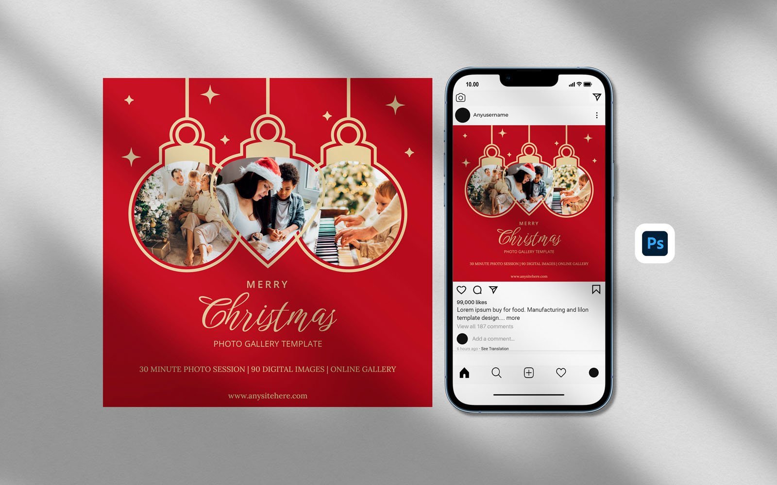 Template #370540 Element Christmas Webdesign Template - Logo template Preview