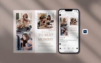 Best Mommy - Mothers Day Mini Session Instagram Template