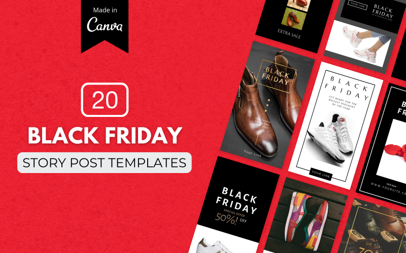 20 Black Friday Promo Story Templates Social Media