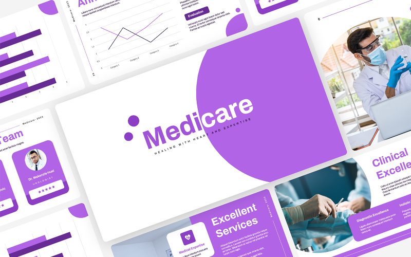Medicare– Medical Presentation Template Design PowerPoint Template