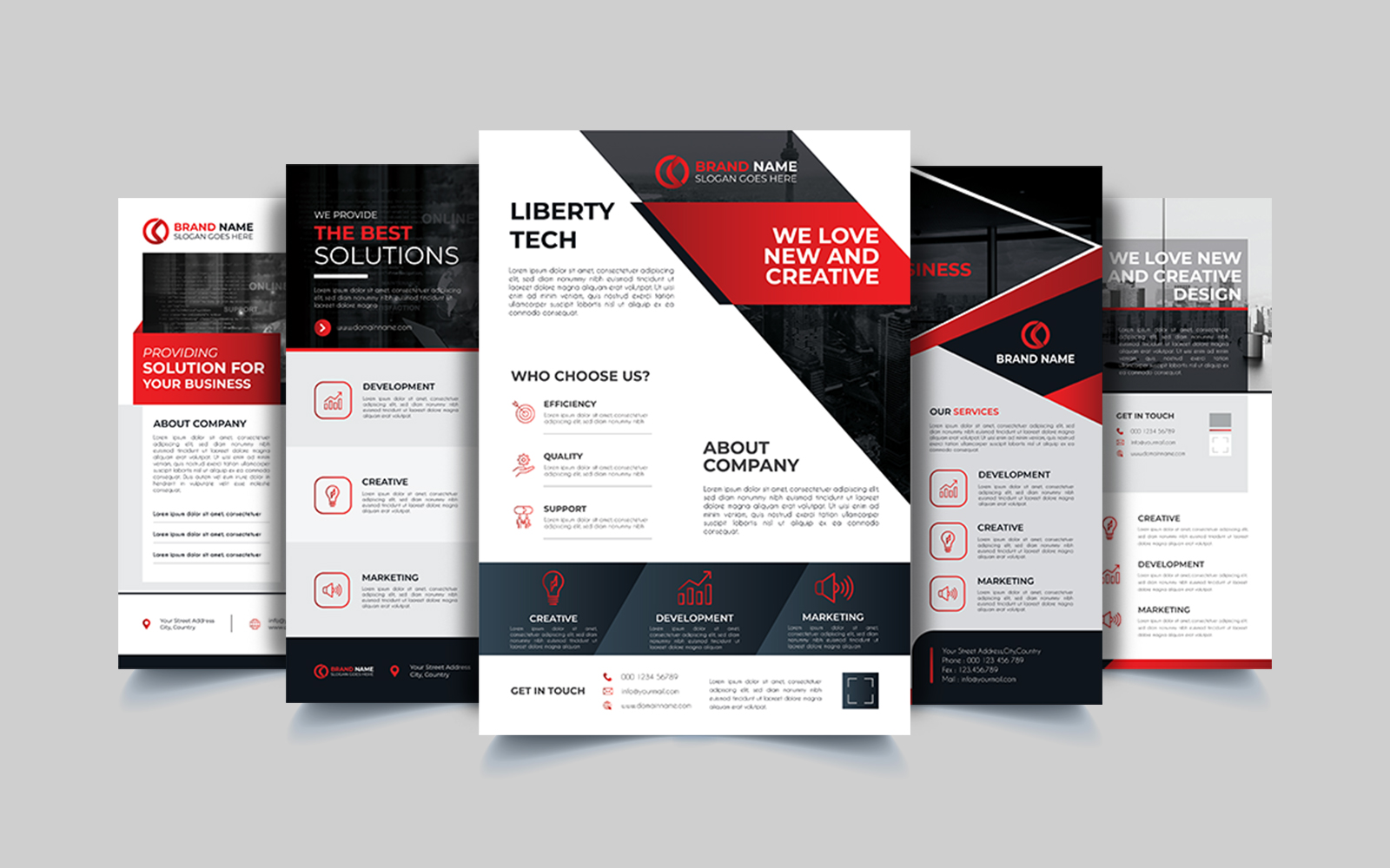 Template #370624 Brochure Business Webdesign Template - Logo template Preview