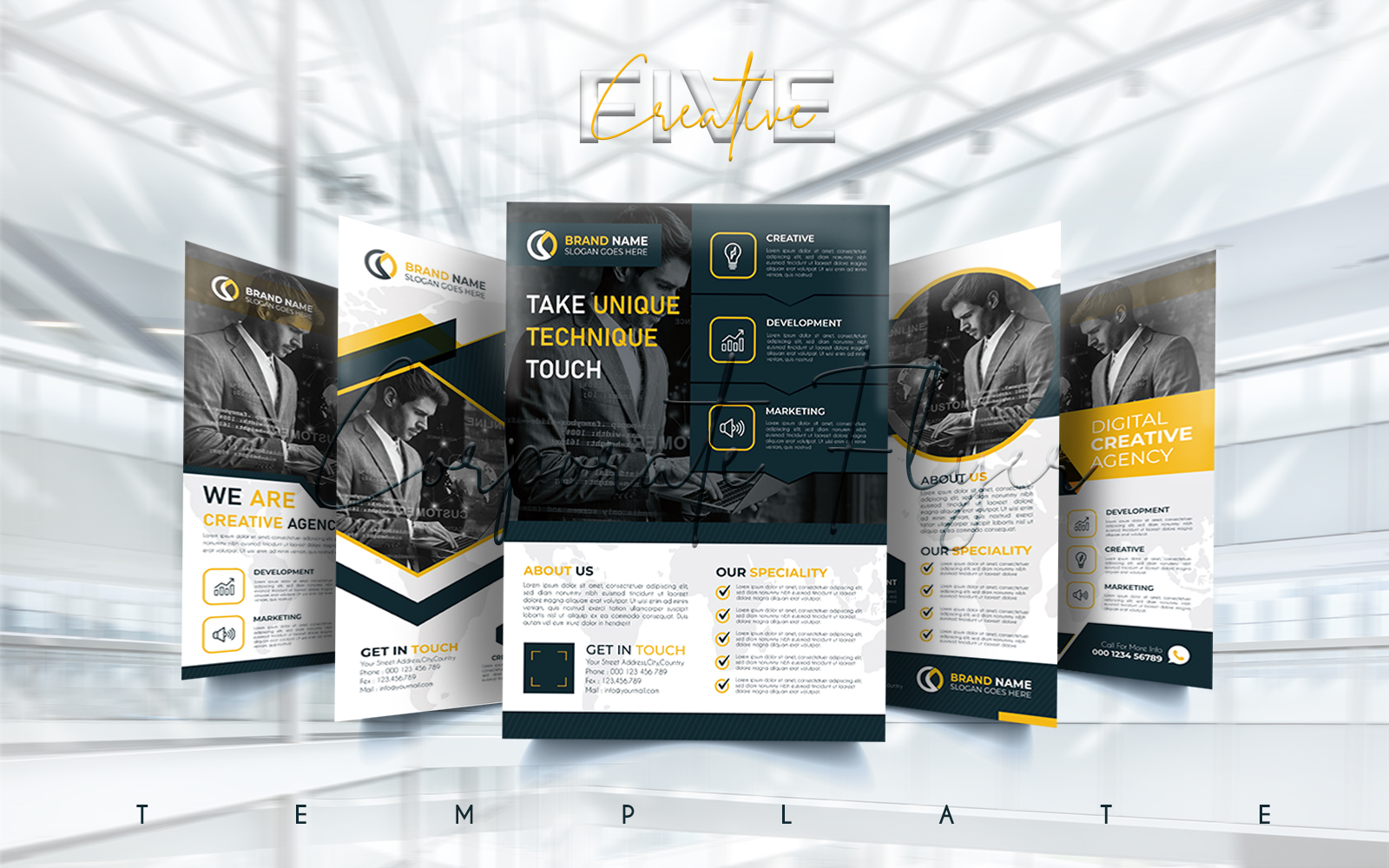 Template #370626 Business Clean Webdesign Template - Logo template Preview