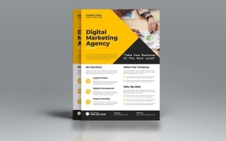 Digital Business Flyer Design New Template