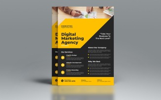 Digital Corporate Business Flyer Design Template