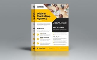 Digital New Business Flyer Design Template