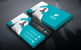 Modern and Professional print ready vector business card layout design.