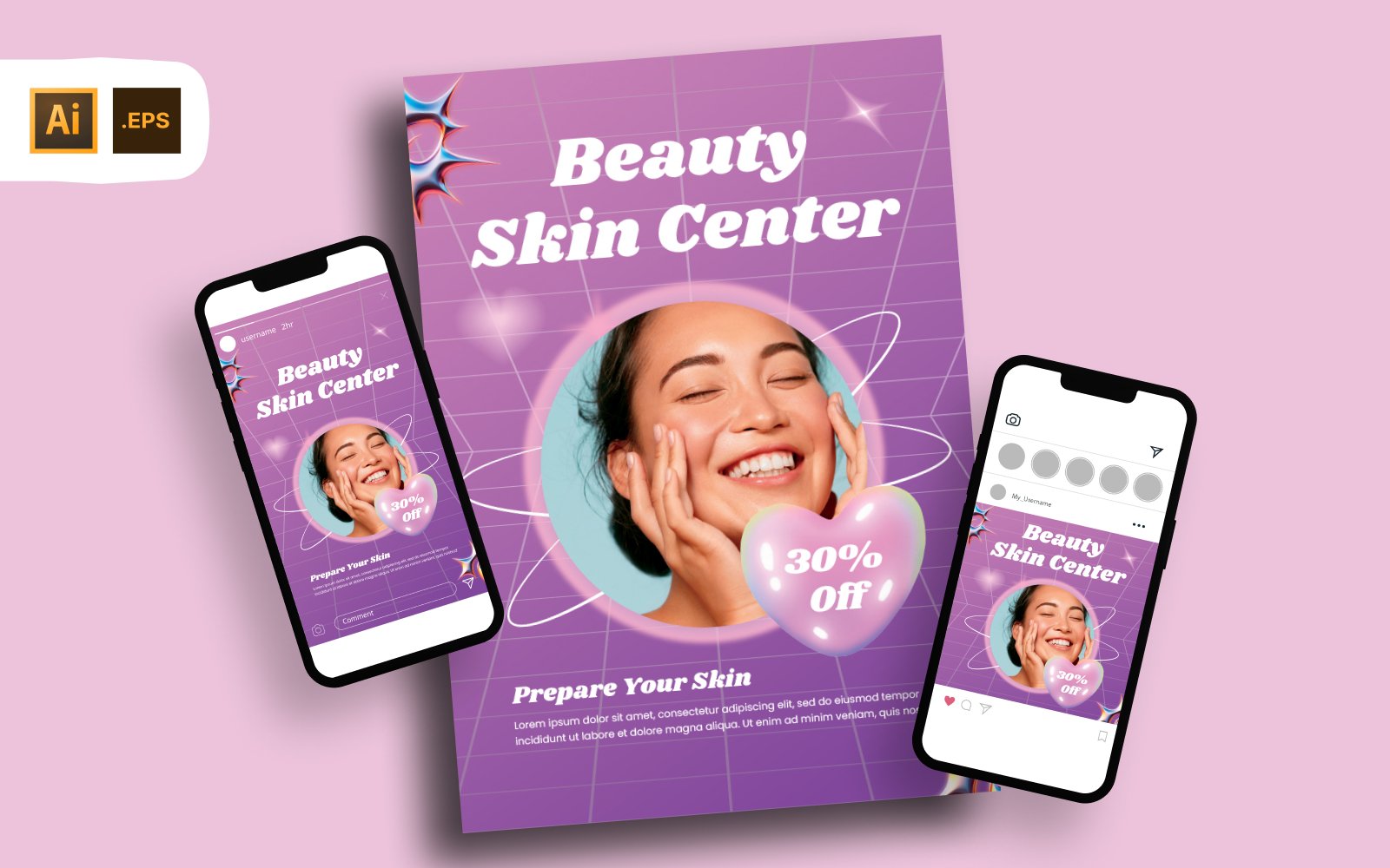 Kit Graphique #370780 Skin Beauty Divers Modles Web - Logo template Preview
