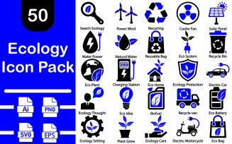 50 Premium Ecology Icon Pack