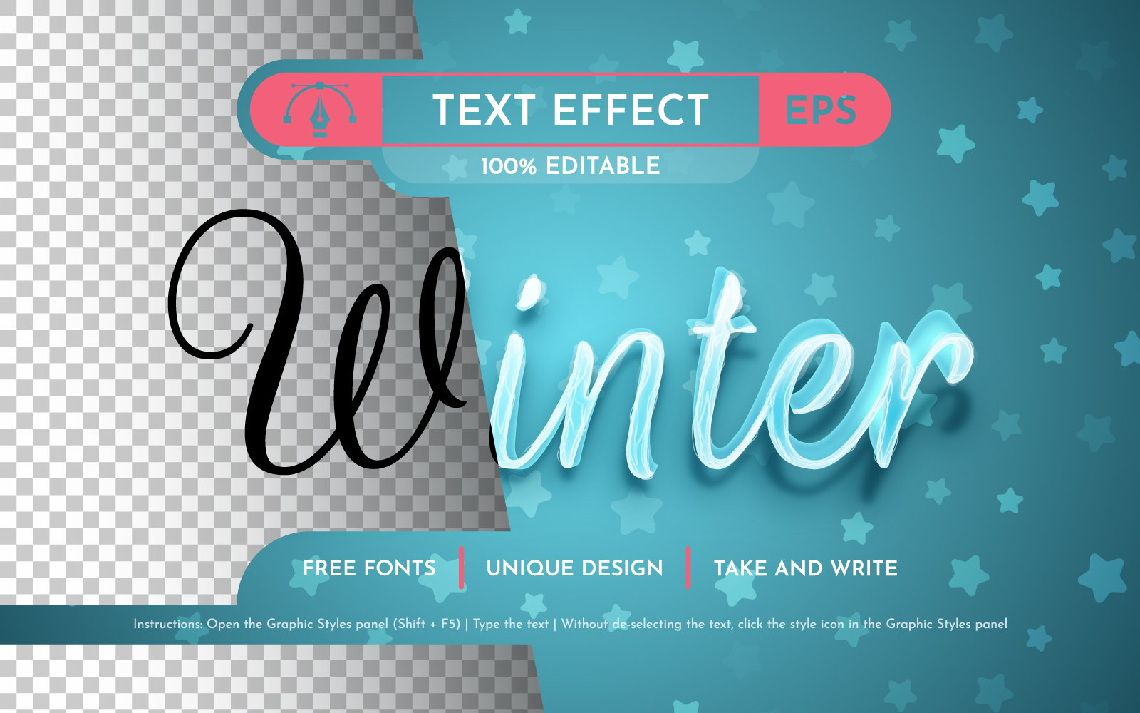 Template #370803 Effect Font Webdesign Template - Logo template Preview