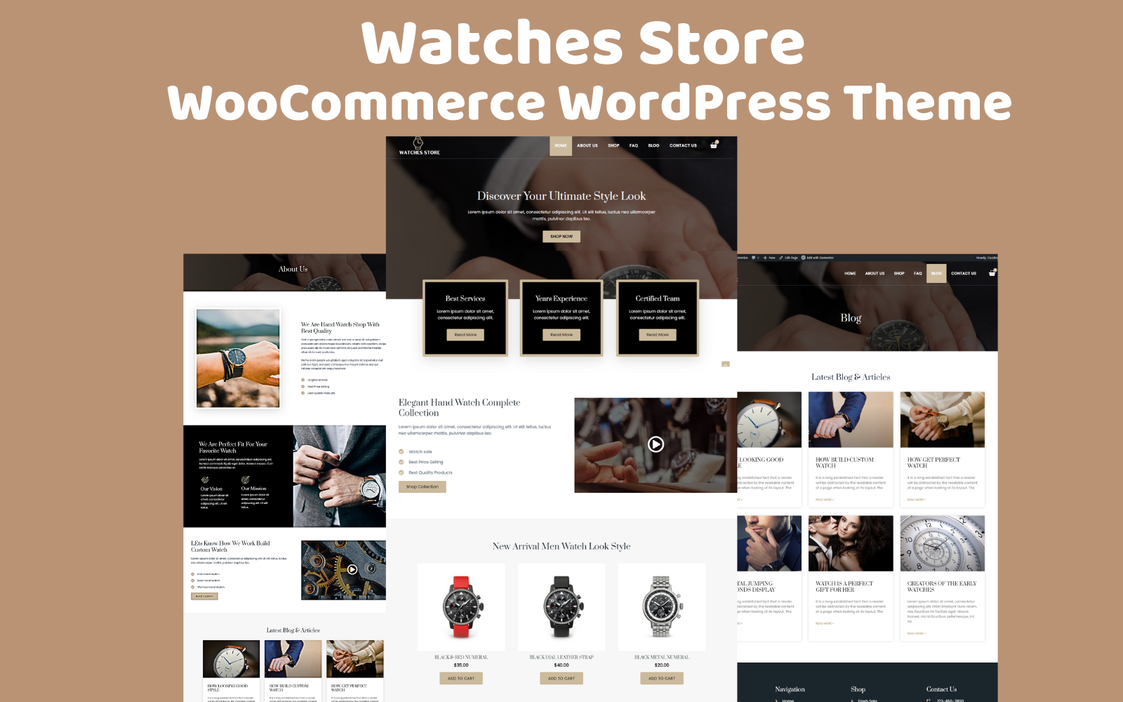 Watches Store WooCommerce WordPress Theme