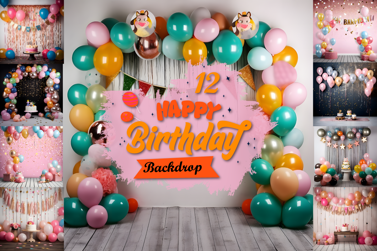 Template #370856 Backdrops Birthday Webdesign Template - Logo template Preview