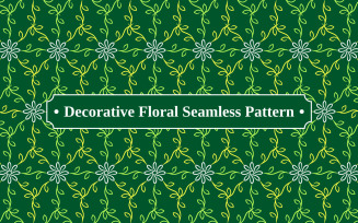 Flatterno - Decorative Floral Seamless Pattern